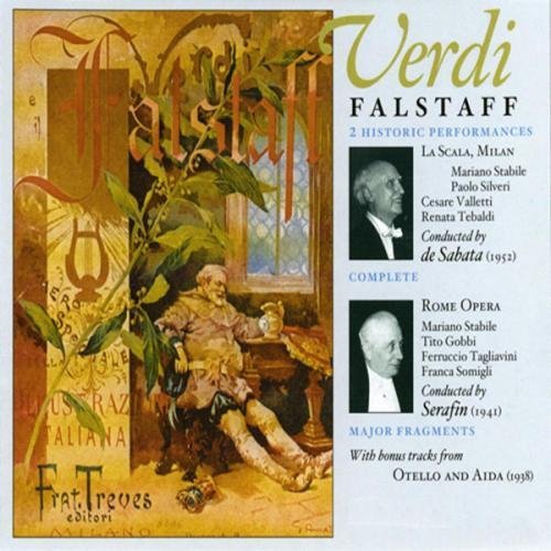 Giuseppe Verdi/Falstaff-2 Performances@Stabile/Silveri/Valletti/&@Various