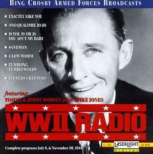 Bing Crosby Armed Forces Broad Wwii Radio Jul 6 & Nov 30 1944 Feat. Dorsey Jones 