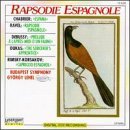 Rhapsodie Espagnole Rhapsodie Espagnole Debussy Dukas Rimsky Korsakov Chabrier Ravel 