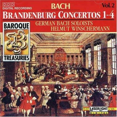 J.S. Bach/Brandenburg Con 1-4@Winschermann/German Bach Solo