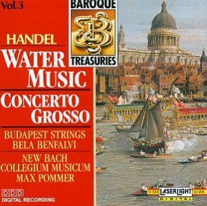 G.F. Handel/Water Music/Con Grosso@Basch*wolfgang (Tpt)@Winschermann/German Bach Solo