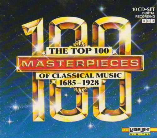 Masterpieces Classical Music Top 100 1685 1928 10 CD Set 
