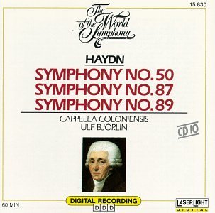 J. Haydn/Sym 50/87/89@Bjorlin/Capella Coloniensis
