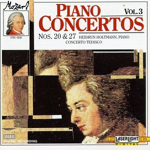 W.A. Mozart/Ct Pno 20/27-Vol. 3@Holtmann*heidrun (Pno)@Concerto Tedisco
