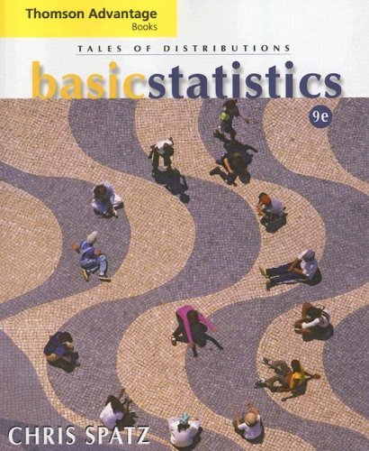 Chris Spatz Basic Statistics Tales Of Distributions 0 Edition; 