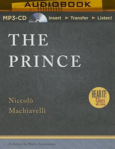 Niccolo Machiavelli The Prince Mp3 CD 