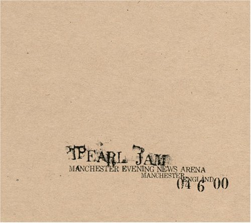 Pearl Jam/Manchester England@6/4/00@2 Cd Set