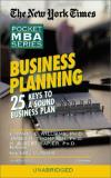Edward Williams Business Planning 25 Keys To A Sound Business Plan 