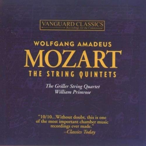 Wolfgang Amadeus Mozart/Complete String Quintets@Primrose*william (Va)