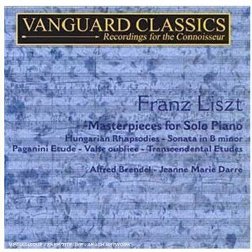 Franz Liszt/Sonata Piano (Bm)/Paganini Etu@Darre (Pno)/Brendel (Pno)