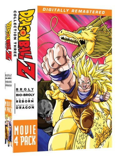 Movie Pack #3 Movies 10 13 Dragon Ball Z Ws Tvpg 4 DVD 