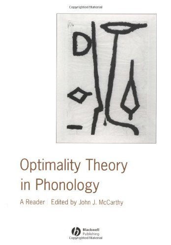 John J. Mccarthy Optimality Theory In Phonology A Reader 