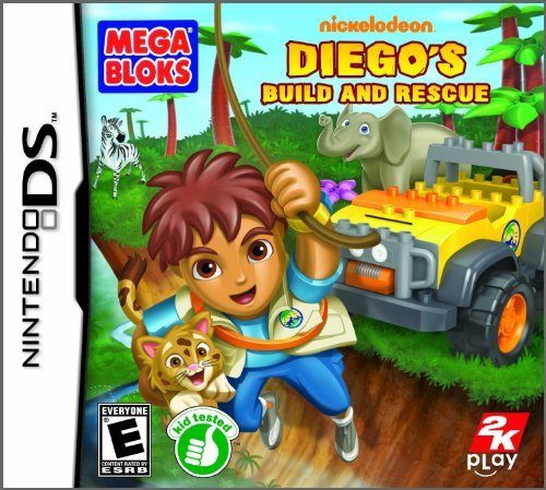 Nintendo Ds Mega Bloks Go Diego Go! Build & Rescue 