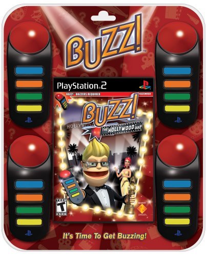 Ps2 Buzz! The Hollywood Quiz Bundl 
