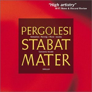 G.B. Pergolesi/Stabat Mater@Hennig*sebastian (Sop)@Jacobs/Con Vocale