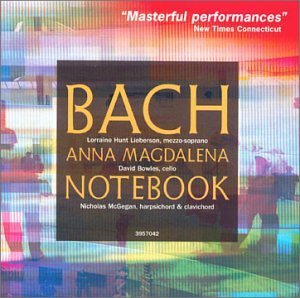 Johann Sebastian Bach Anna Magdalena Notebook Hunt Bowles Mcgegan 