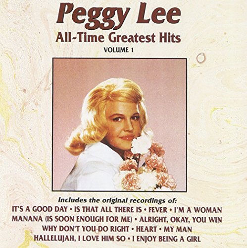 Peggy Lee Vol. 1 All Time Greatest Hits CD R 