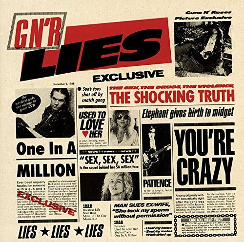 Guns N' Roses G N'r Lies Explicit Version 