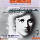 Lauren Wagner/American Song Recital@Wagner (Sop)/Weldy (Pno)