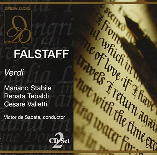 Giuseppe Verdi/Falstaff (Sl)@Stabile/Tebaldi/Valletti/&@De Sabata/La Scala Milan Orch