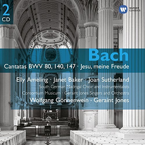 J.S. Bach Cantatas 80 140 147 Gonnenwein*wolfgang 2 CD Set 