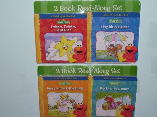 4 Sesame Street Books (sold As A Set Of 2 Packs Of 