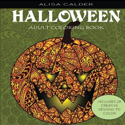 Alisa Calder/Adult Coloring Books@Halloween Designs