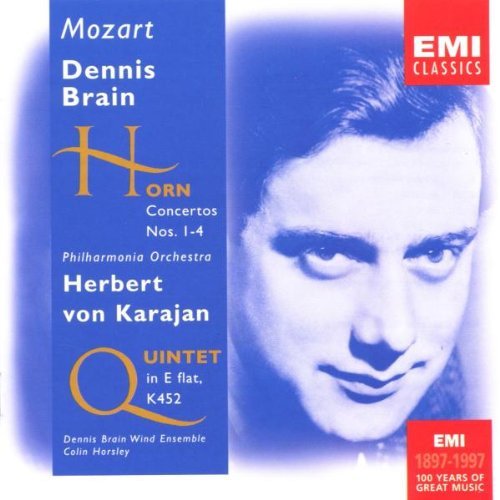 W.A. Mozart/Ct Horn 1-4/Qnt Pno@Remastered-Brain*dennis (Horn)@Karajan/Phil Orch