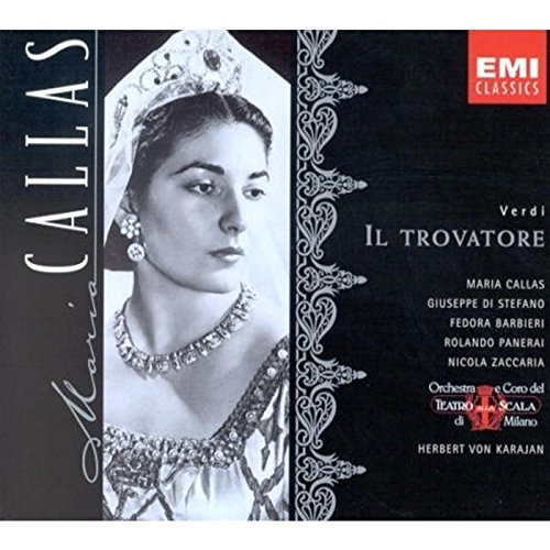 G. Verdi Trovatore Comp Opera Callas Di Stefano Panerai + Karajan La Scala Orch 