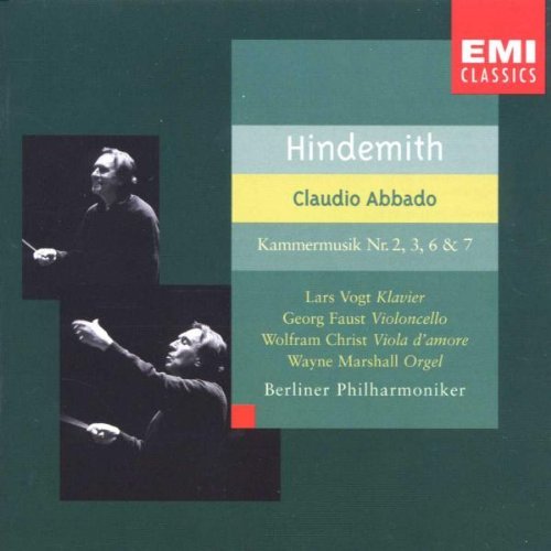 P. Hindemith Kammermusiken 2 3 6 7 Vogt Faust Christ Marshall Abbado Berlin Po 