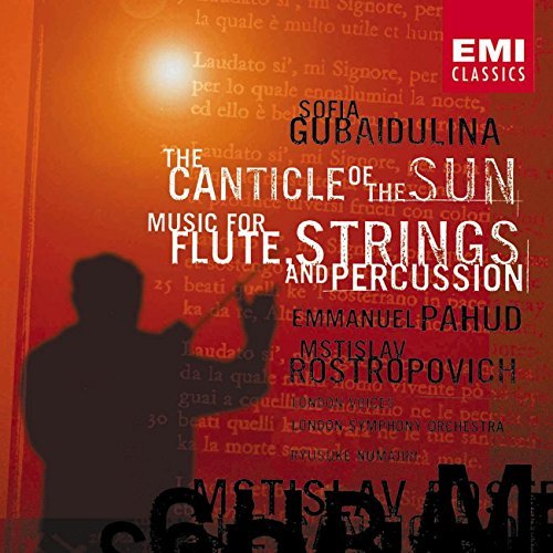 S. Gubaidulina/Canticle Of The Sun@Rostropovich (Vc)/Pahud (Fl)@Numajiri