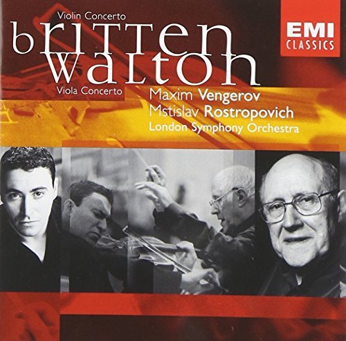 Walton/Britten/Con Va/Con Vn@Vengerov (Vn)/Rostropovich (Va@London So