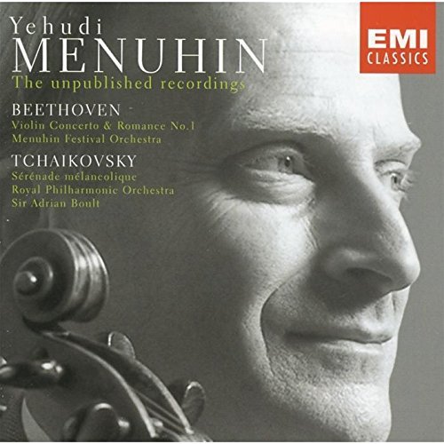 Beethoven/Tchaikovsky/Con Vn/Romance 1 (G)/Ser Melan@Menuhin*yehudi (Vn)@Boult/Menuhin Fest Orch Rp