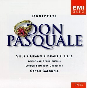 G. Donizetti Don Pasquale Sills Kraus Caldwell 2 CD Set 