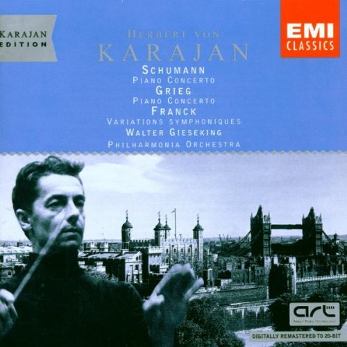 Grieg/Schumann/Franck/Con Pno/Sym Var/Con Pno@Karajan/Phil Orch