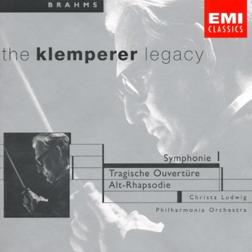 Otto Klemperer Brahms Symphony No. 1 Ludwig*christa (mez) Klemperer Legacy Series 