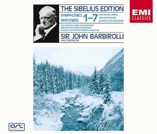 Barbirolli Halle Orchestra Sibelius Syms & Orch Music 5 CD Barbirolli Halle Orch 