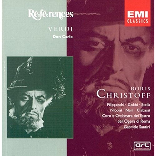 G. Verdi/Don Carlo-Comp Opera@Christoff/Filippeschi/Stella/&@Santini/Rome Opera Orch & Chor
