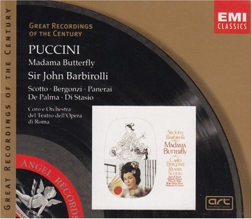 G. Puccini Madama Butterfly Comp Opera Scotto (sop) Bergonzi (ten) Barbirolli Rome Opera Orch 