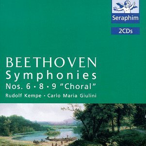 L.V. Beethoven/Sym 6/8/9 Choral@Armstrong/Reynolds/Tear/&@Kempe & Giulini/Various