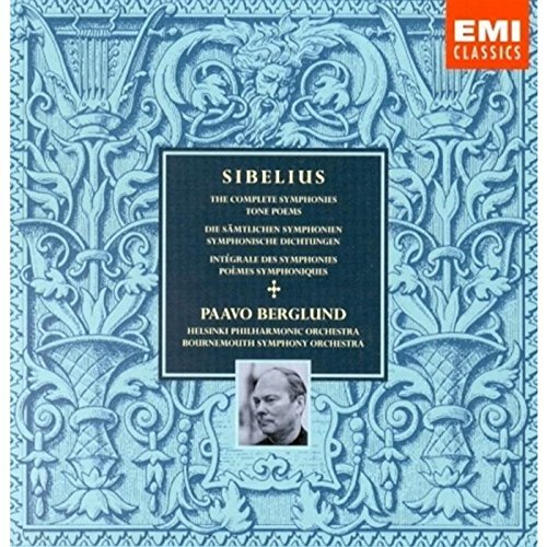 J. Sibelius Sym 1 7 Orchestral Works 8 CD Set Berglund 