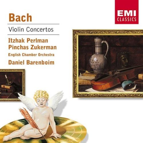 Itzhak Perlman Bach Violin Concertos Barenboim English Co 