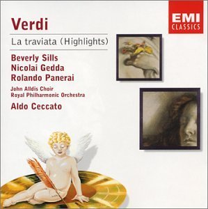 Aldo Ceccato Verdi La Traviata (hlts) Sills Gedda Panerai Ceccato Royal Po 