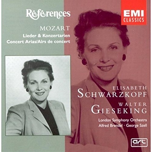 W.A. Mozart/Lieder & Concert Arias@Schwarzkopf (Pno)/Gieseking (P@Szell/London So