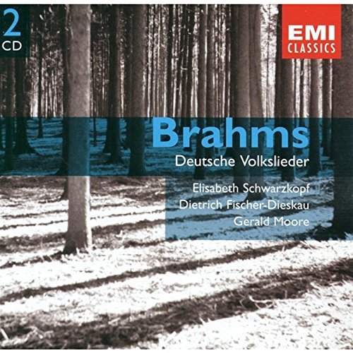 Elisabeth Schwarzkopf Brahms Deutsche Volkslieder Schwarzkopf Fischer Dieskau 2 CD 