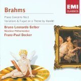 J. Brahms/Con Pno 1/Vars & Fugue On A Th@Gelber/Munich Po