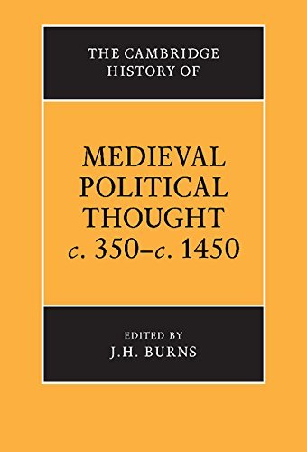 Cambridge University Press The Cambridge History Of Medieval Political Though 