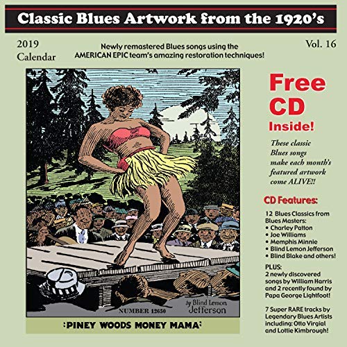 CALENDAR/2019 CLASSIC BLUES ARTWORK FROM THE 1920S