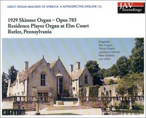 Great Organ Builders Of America 1929 Skinner Organ Opus 783 Residence Player P 
