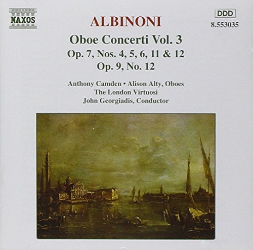 T. Albinoni/Oboe Concertos Vol. 3@Camden (Ob)/Alty (Ob)@Georgiadis/London Virtuosi